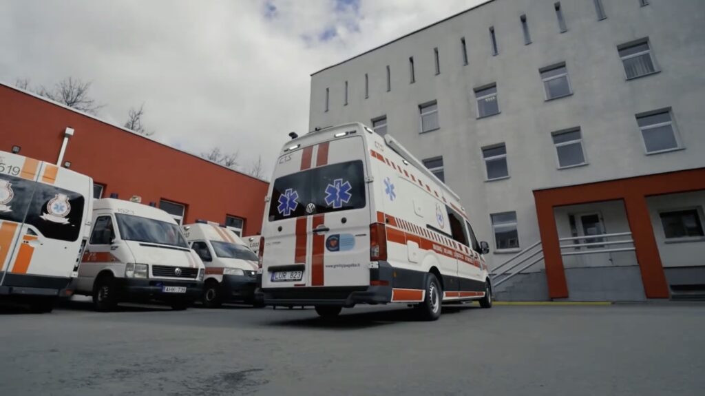Masinių nelaimių greitosios medicinos pagalbos automobilis